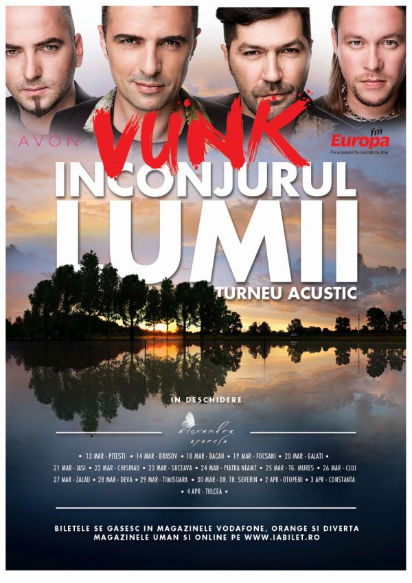 Trupa Vunk va face „Inconjurul lumii” in cadrul turneului acustic sustinut intre 13 martie – 4 aprilie